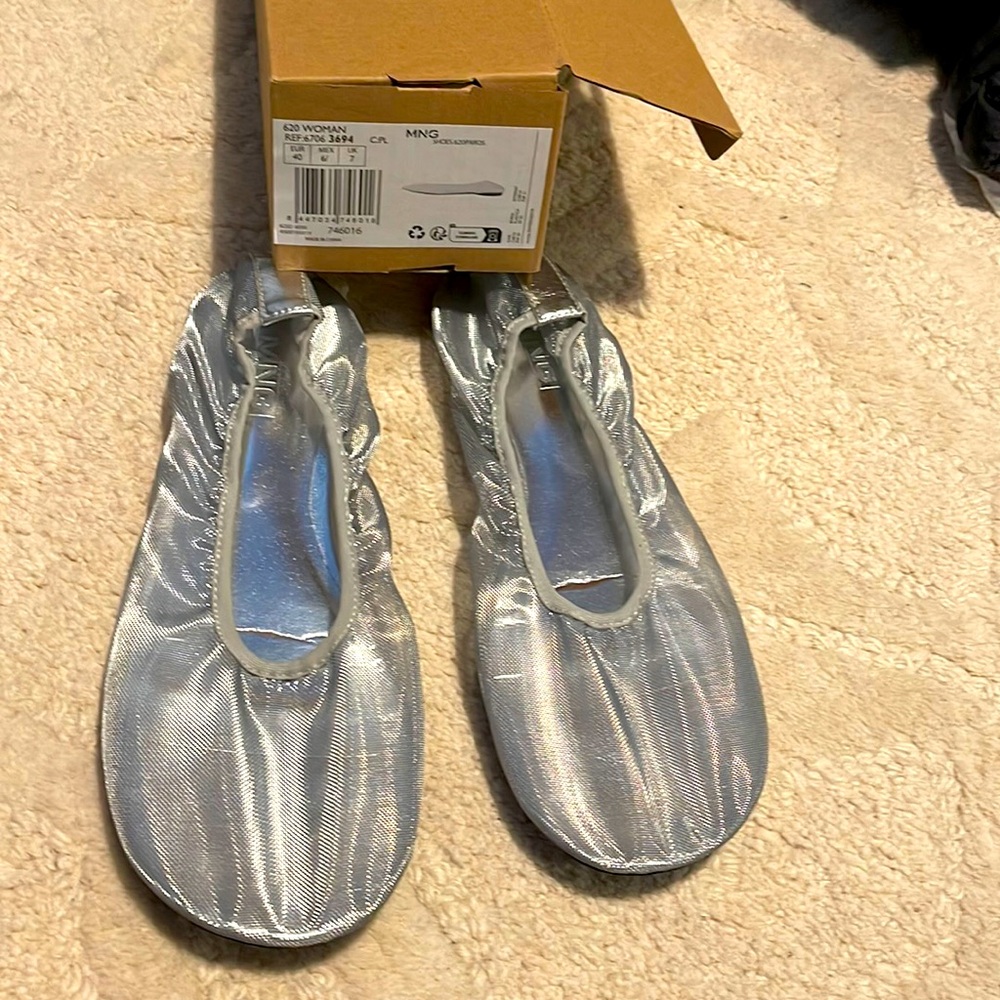Mango size 40 mesh silver flats